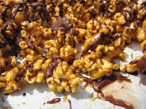chocolate covered caramel corn